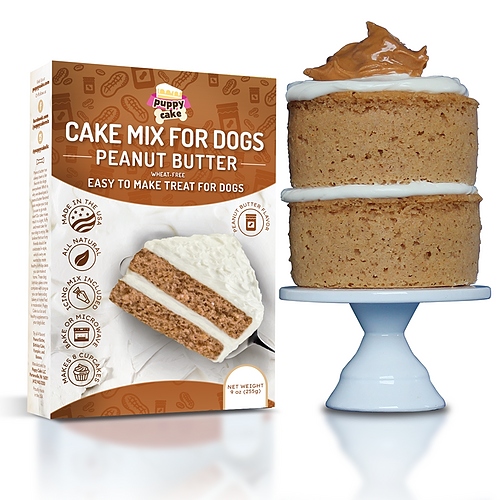 Puppy Cake Peanut Butter Cake Mix Four Your Paws Only