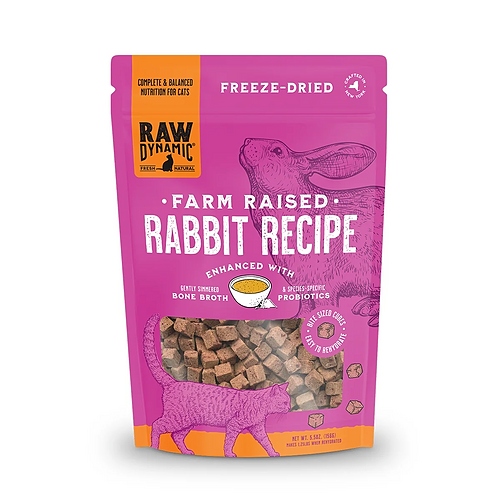 Raw Dynamic - Rabbit Freeze-Dried Raw Cat Food