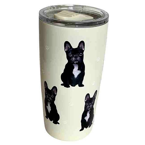 Travel Mug - French Bulldog (Black)