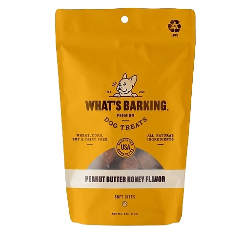 What's Barking - Peanut Butter & Honey Soft Treats