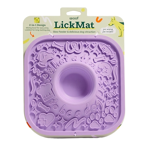 Woof - LickMat 2-in-1 Dog Puzzle Feeder - Four Your Paws Only
