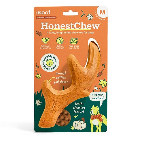 Woof - HonestChew - Pumpkin Spice Antler