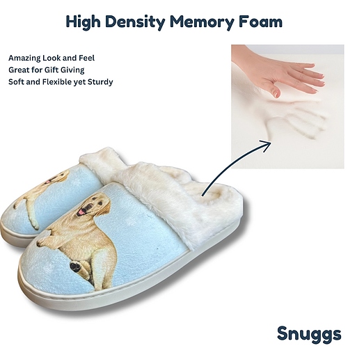 Breed Snugg Slippers Yellow Lab