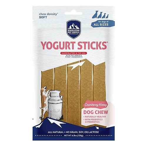 Himalayan Dog Chew - Yogurt Sticks - Cranberry - OUT OF STOCK