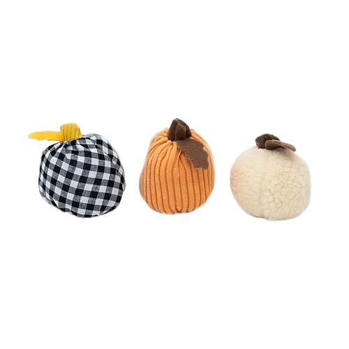 ZippyPaws - Halloween Mini Gourds - 3pk