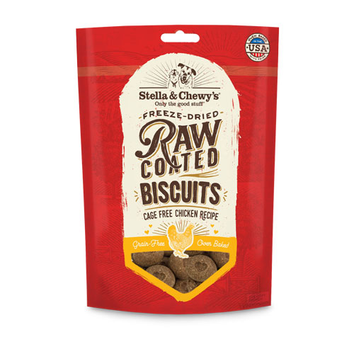 Stella & Chewy's Cage-Free Chicken Raw Coated Biscuits