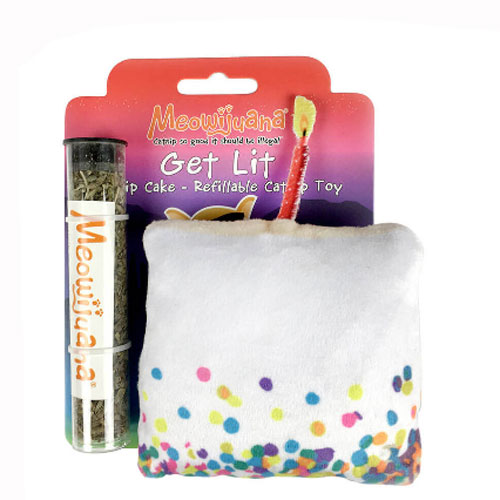 Meowijuana - Get Lit Birthday Cake Refillable Toy