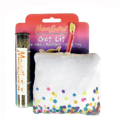 Meowijuana - Get Lit Birthday Cake Refillable Toy