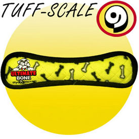 Tuffy No Stuff Ultimate Ring Dog Toy Yellow