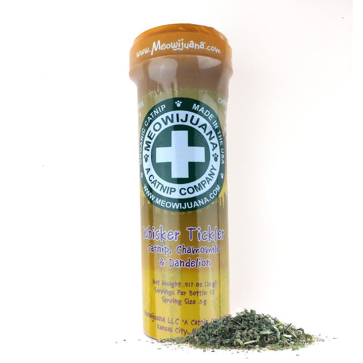 Meowijuana Whisker Tickler Catnip, Chamomile, & Dandelion Blend