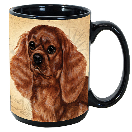 My Faithful Friends Mug - Cavalier King Charles Spaniel (Ruby)