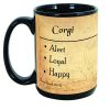 My Faithful Friends Mug - Corgi (Red)
