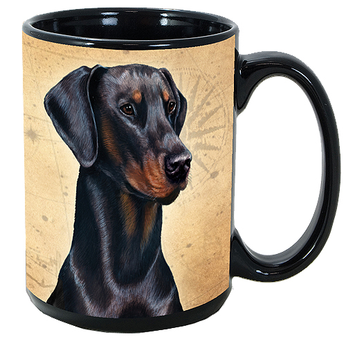 My Faithful Friends Mug - Doberman (Uncropped)