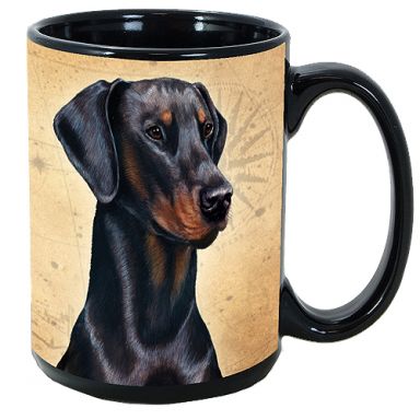 My Faithful Friends Mug - Doberman (Uncropped)