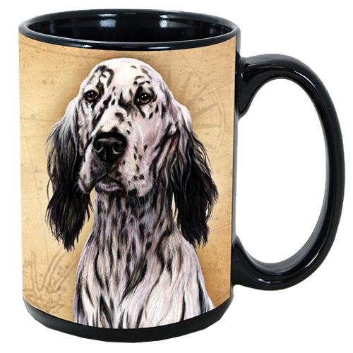My Faithful Friends Mug - English Setter (Black and White)