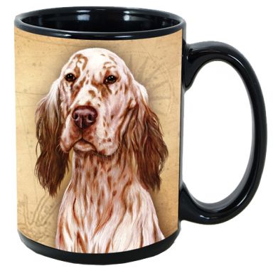 My Faithful Friends Mug - English Setter (Orange)