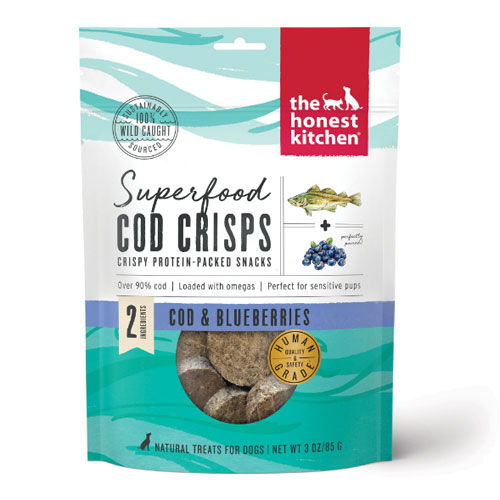 The Honest Kitchen Superfood Cod Crisps - Cod & Blueberry - OUT OF STOCK