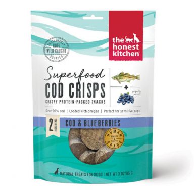 The Honest Kitchen Superfood Cod Crisps - Cod & Blueberry - OUT OF STOCK