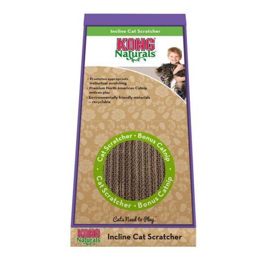 kong naturals incline scratcher cat toy