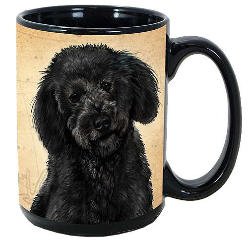My Faithful Friends Mug - Labradoodle (Black)