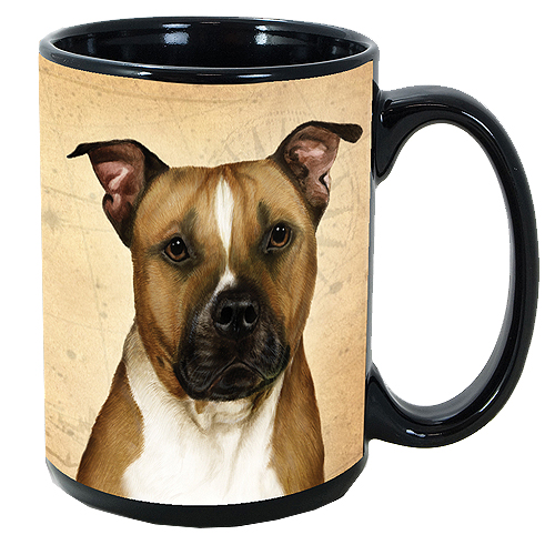 My Faithful Friends Mug - Pitbull (Brown)