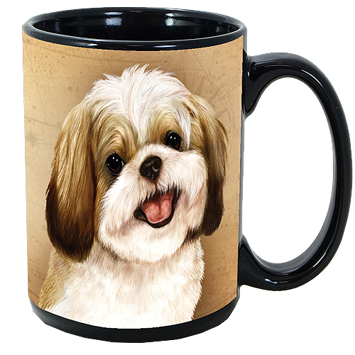 My Faithful Friends Mug - Shih Tzu (Gold)