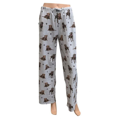 Comfies Pajama Pants Chocolate Lab Four Your Paws Only